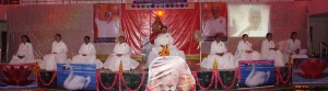 Brahma Kumari Sisters on Stage     